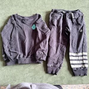 Kids Volcom Sweatshirt and Jogger Set
